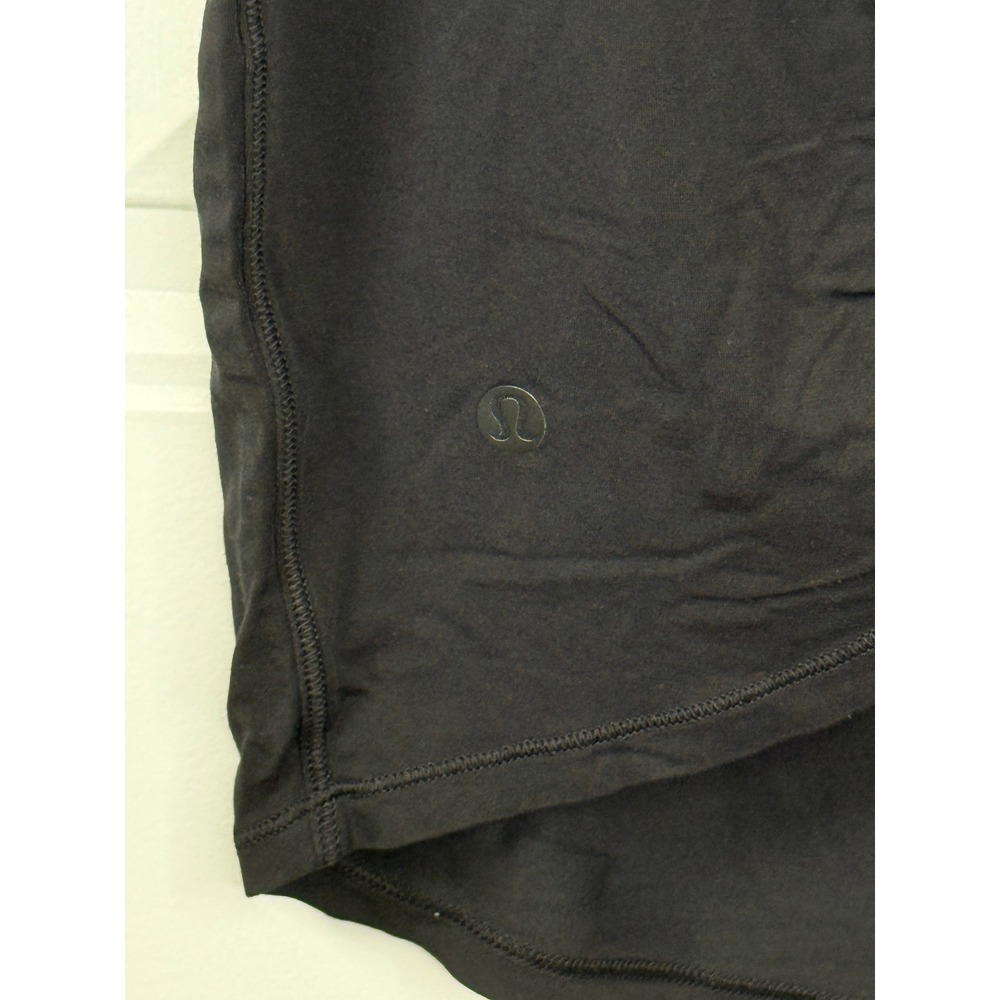 Lululemon Women Dare to Drop Tank Size 8 Black Quiet Luxury Modal Top - Picture 4 of 5